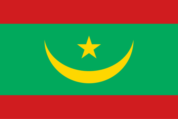 Flaga Mauretania, Flaga Mauretania