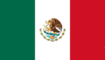 Grafika flagi Meksyk