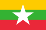Grafika flagi Myanmar (Birma, Birma)