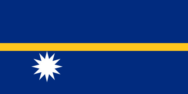 Flaga Nauru, Flaga Nauru