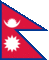 Grafika flagi Nepal