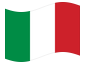 Animowana flaga Włochy