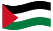 Animowana flaga Palestyńskie Terytoria Autonomiczne
