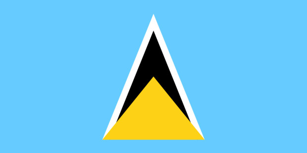 Flaga Saint Lucia