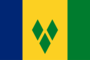 Grafika flagi Saint Vincent i Grenadyny