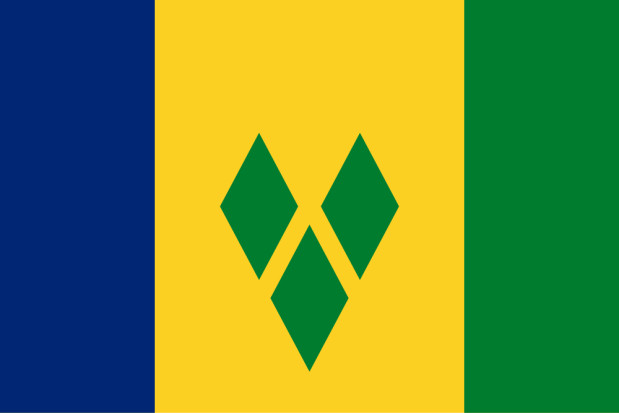 Flaga Saint Vincent i Grenadyny, Flaga Saint Vincent i Grenadyny