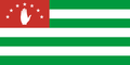 Grafika flagi Abchazja