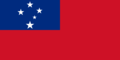 Grafika flagi Samoa