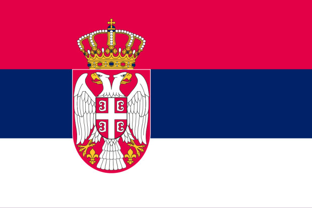 Flaga Serbia