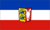 Grafika flagi Szlezwik-Holsztyn