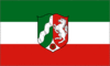 Grafika flagi Nadrenia Północna-Westfalia
