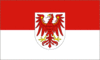 Grafika flagi Brandenburgia