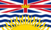 Grafika flagi Kolumbia Brytyjska