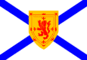 Grafika flagi Nowa Szkocja