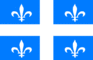 Grafika flagi Quebec