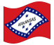 Animowana flaga Arkansas