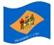 Animowana flaga Delaware