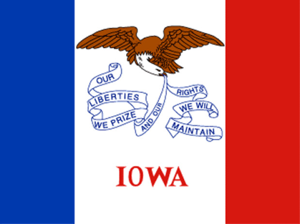 Flaga Iowa, Flaga Iowa