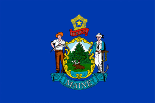 Flaga Maine
