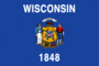 Grafika flagi Wisconsin