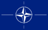 Grafika flagi NATO (Organizacja Traktatu Północnoatlantyckiego)