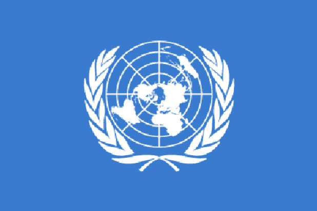 Flaga Organizacja Narodów Zjednoczonych (ONZ)