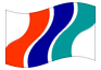 Animowana flaga Międzynarodowa Federacja Sportów Niewidomych (IBSF)