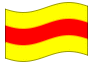 Animowana flaga Badenia bez herbu