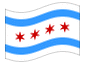 Animowana flaga Chicago