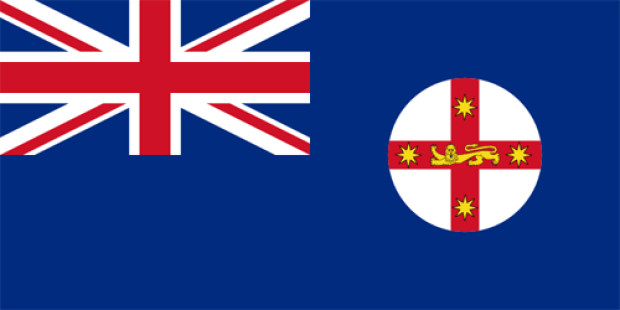 Flaga Nowa Południowa Walia (New South Wales)