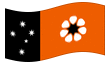 Animowana flaga Terytorium Północne (Northern Territory)