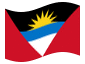 Animowana flaga Antigua i Barbuda