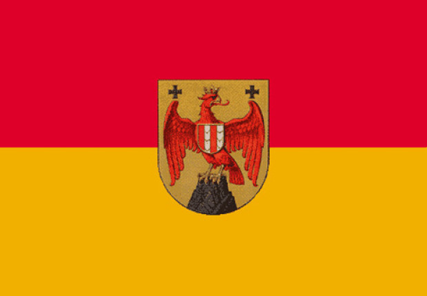 Flaga Burgenland (flaga służbowa), Flaga Burgenland (flaga służbowa)