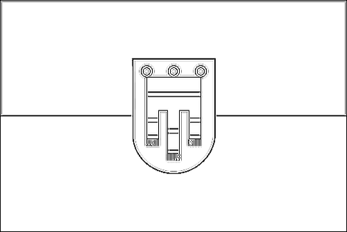 Kontur flagi do kolorowania: Vorarlberg (flaga służbowa)