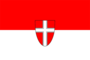 Grafika flagi Wiedeń (flaga służbowa)
