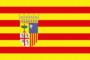 Grafika flagi Aragon