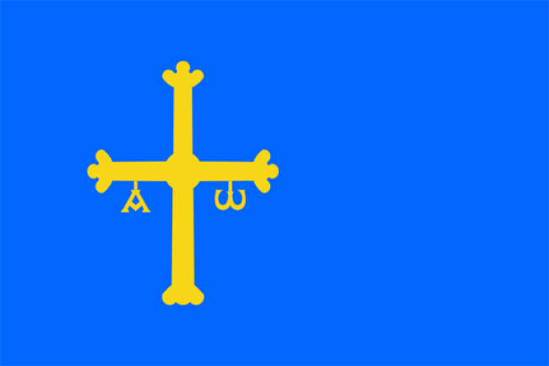 Flaga Asturia, Flaga Asturia