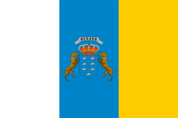 Flaga Wyspy Kanaryjskie, Flaga Wyspy Kanaryjskie