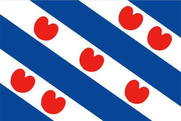Flaga Fryzja (Fryslân)
