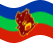 Falująca Amazonas flaga statyczna