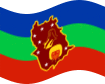 Falująca Amazonas flaga statyczna