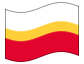 Animowana flaga Małopolska (Lesser Poland)