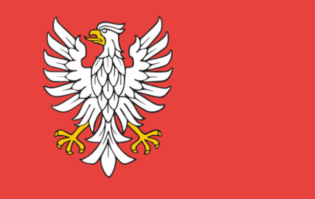 Flaga Mazowieckie