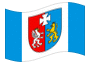 Animowana flaga Pogórze Karpackie (Podkarpackie)
