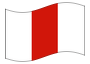 Animowana flaga Pomorze Zachodnie (Zachodniopomorskie)