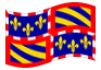 Animowana flaga Burgundia (Bourgogne)