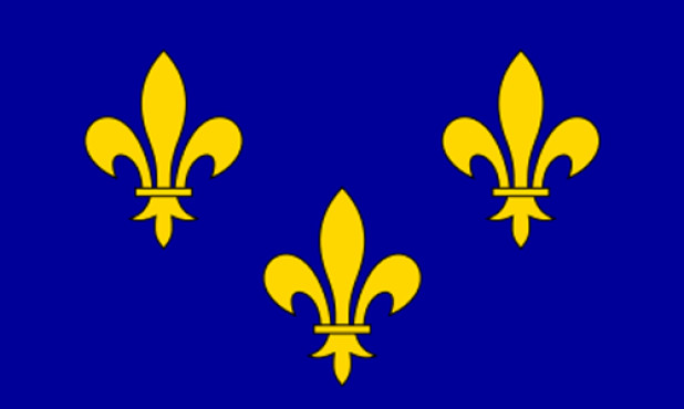 Flaga Île-de-France