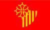 Grafika flagi Langwedocja-Roussillon