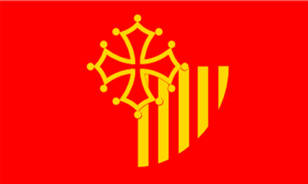 Flaga Langwedocja-Roussillon, Flaga Langwedocja-Roussillon