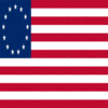 Betsy Ross (USA 1777-1795)-Flaga kwadratowa